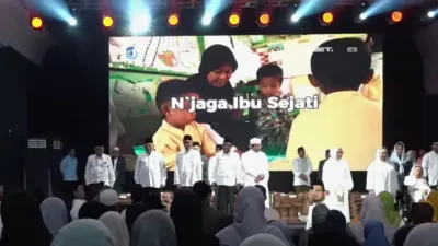 Indonesia Raya Tiga Stanza Buka Haul Gus Dur