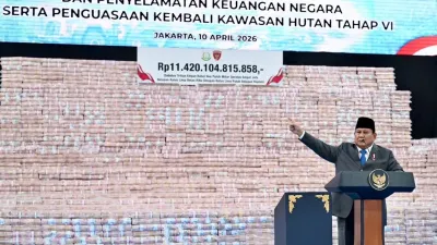 Kejagung Setor Rp11,4 Triliun Hasil Sitaan Korupsi ke Kas Negara