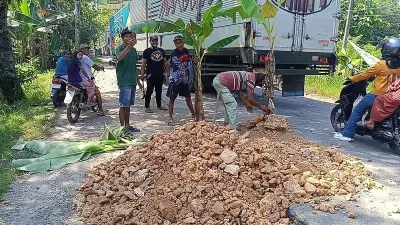 Blora Selatan Menggeliat, Protes Tanam Pisang Paksa Pemprov Jateng Buka Anggaran