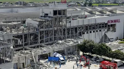 Ledakan di Aeon Mall Kumamoto Diduga Berawal dari Kebocoran LPG Usai Gempa