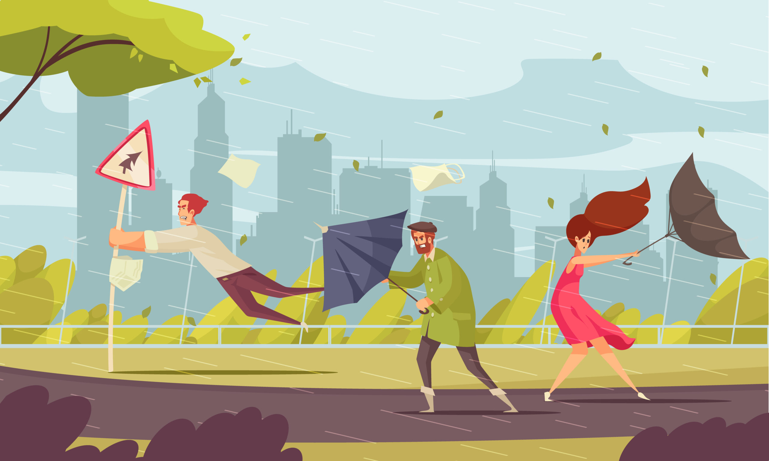 Ilustrasi Cuaca Ekstrem