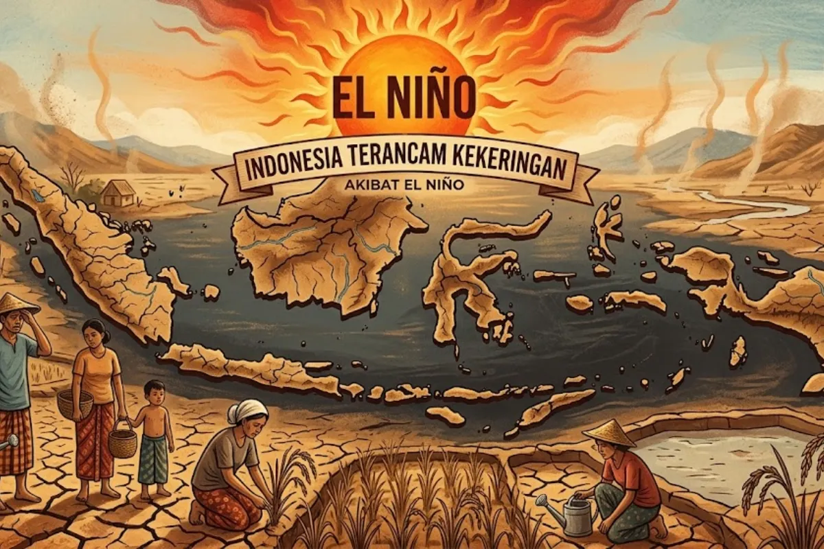 Ancaman El Nino Godzilla 2026 Incar Lumbung Pangan Pantura Jawa