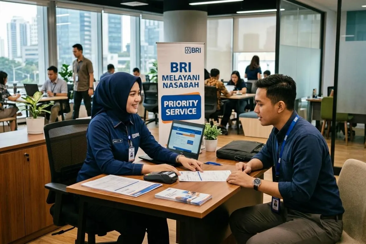 Ilustrasi Pelayanan KUR di BRI