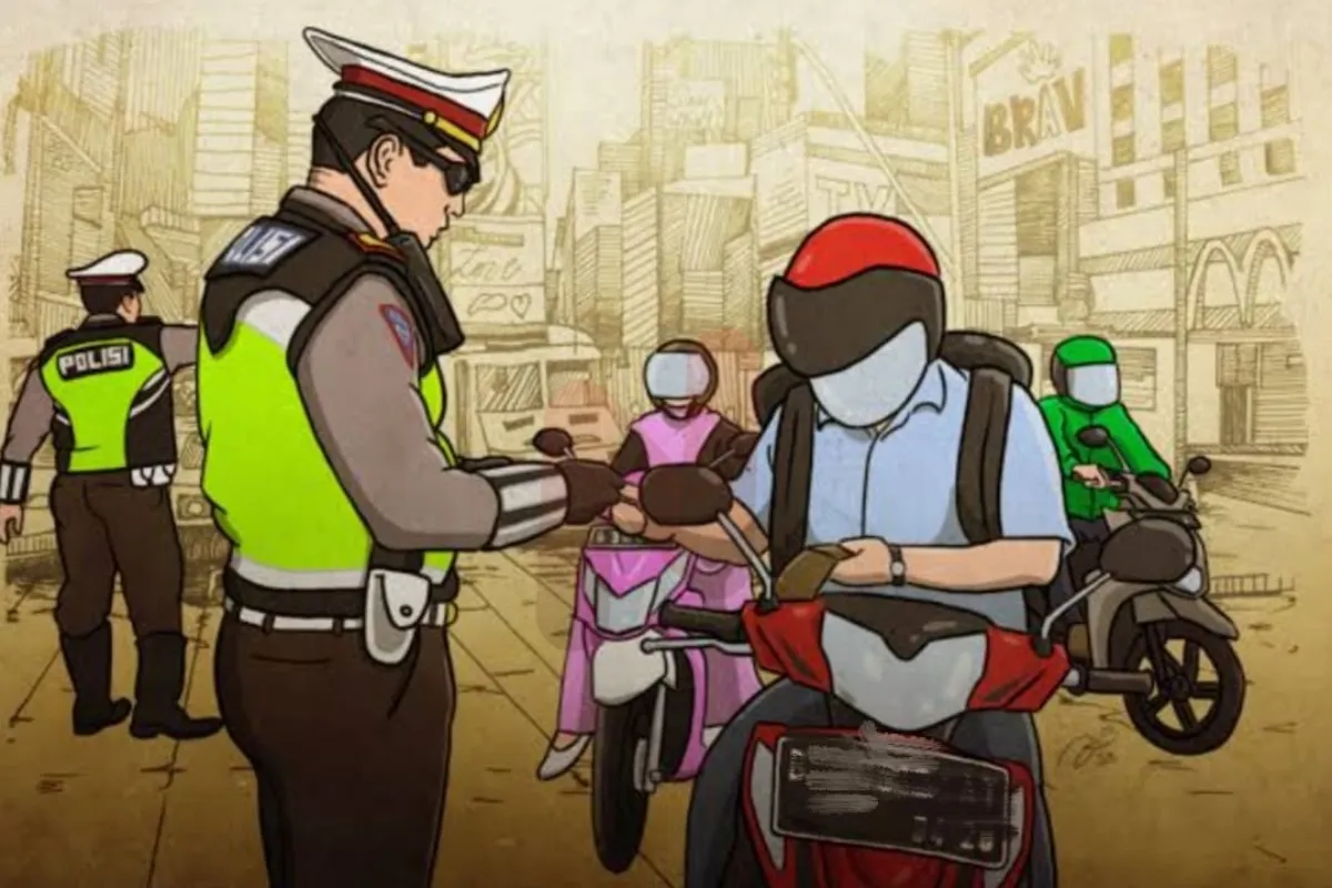 Ilustrasi Razia Lalu Lintas