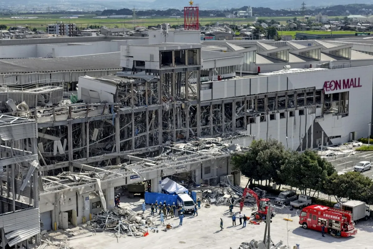 Ledakan di Aeon Mall Kumamoto Diduga Berawal dari Kebocoran LPG Usai Gempa