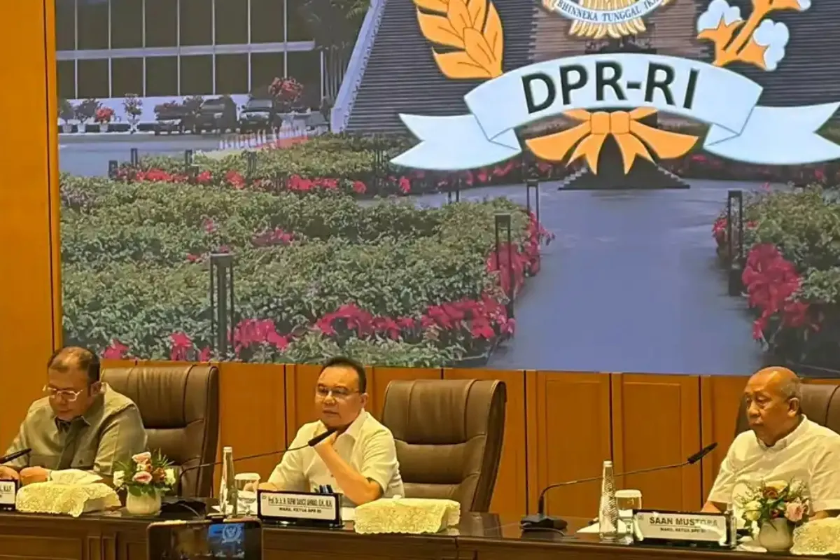 Pimpinan DPR RI saat pembahasan UU Perampasan Aset
