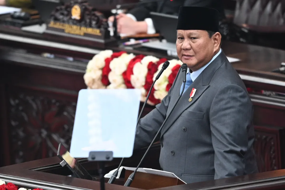 Presiden Prabowo di Sidang Tahunan MPR