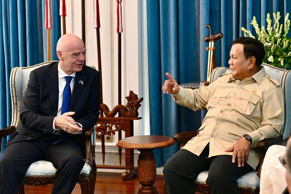 Presiden Prabowo bertemu Presiden FIFA Gianni Infantino